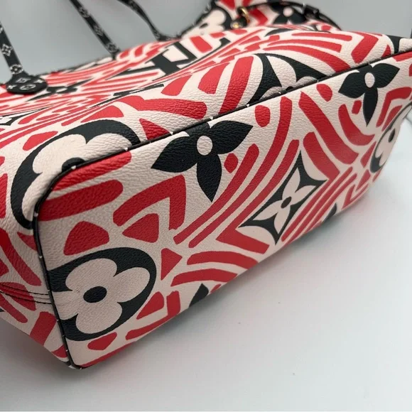 Authentic Louis Vuitton limited edition Monogram Creme Rouge Neverfull MM ❤️ - Picture 8 of 12